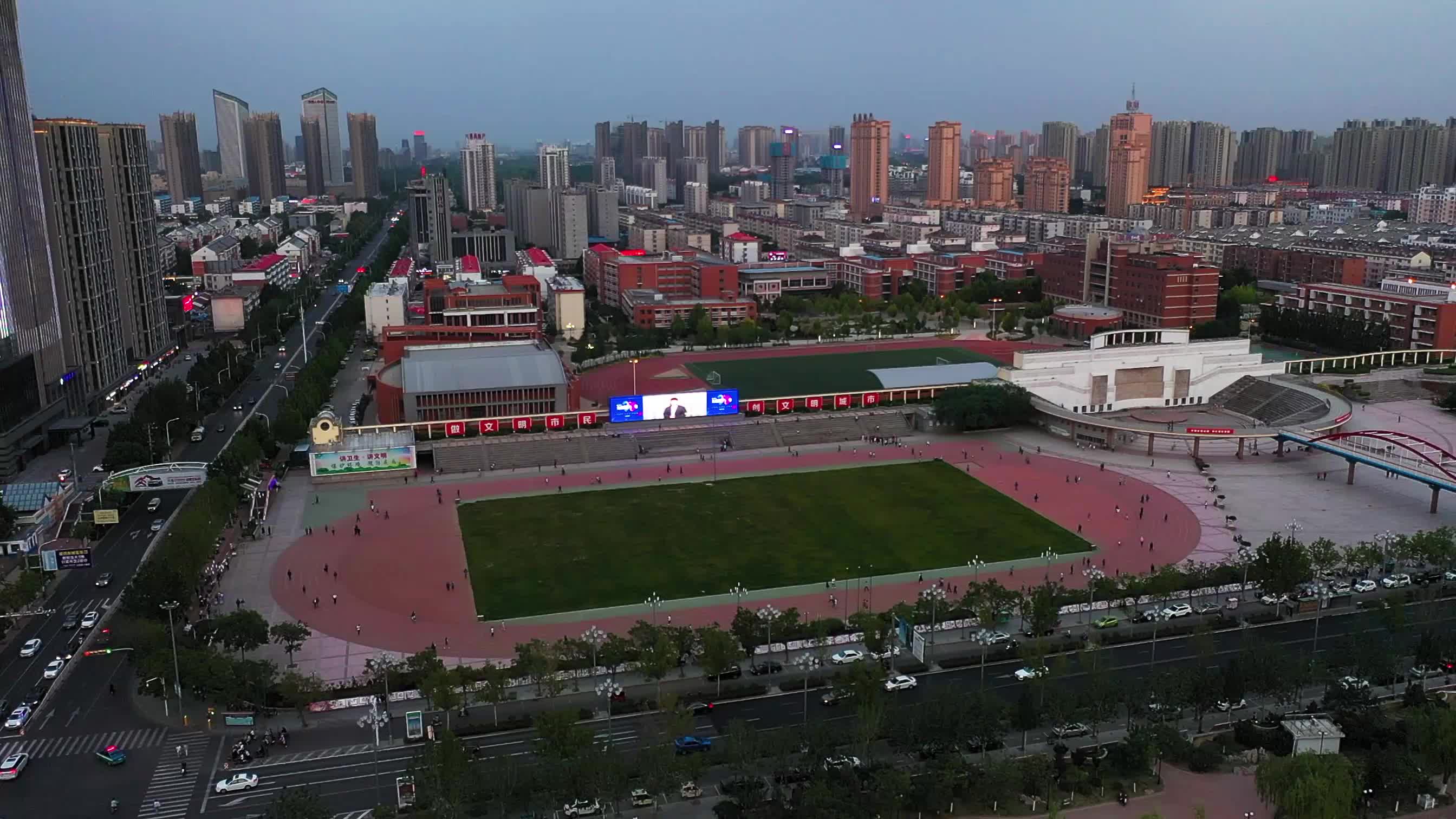 德州市中心广场.