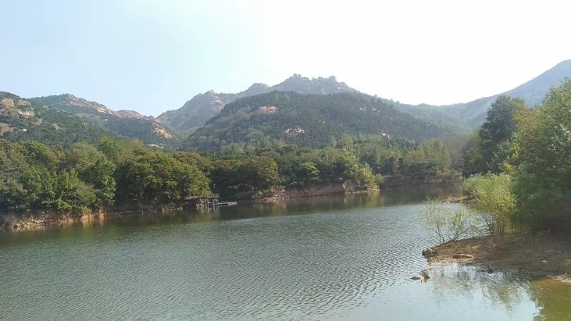 翠绿丝山似仙园