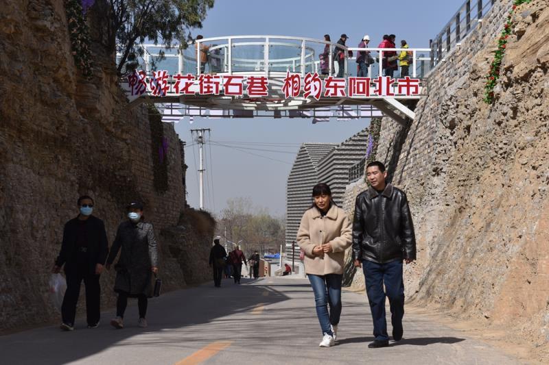 寻找济南文化符号—平阴县北市村樱花节 海报新闻