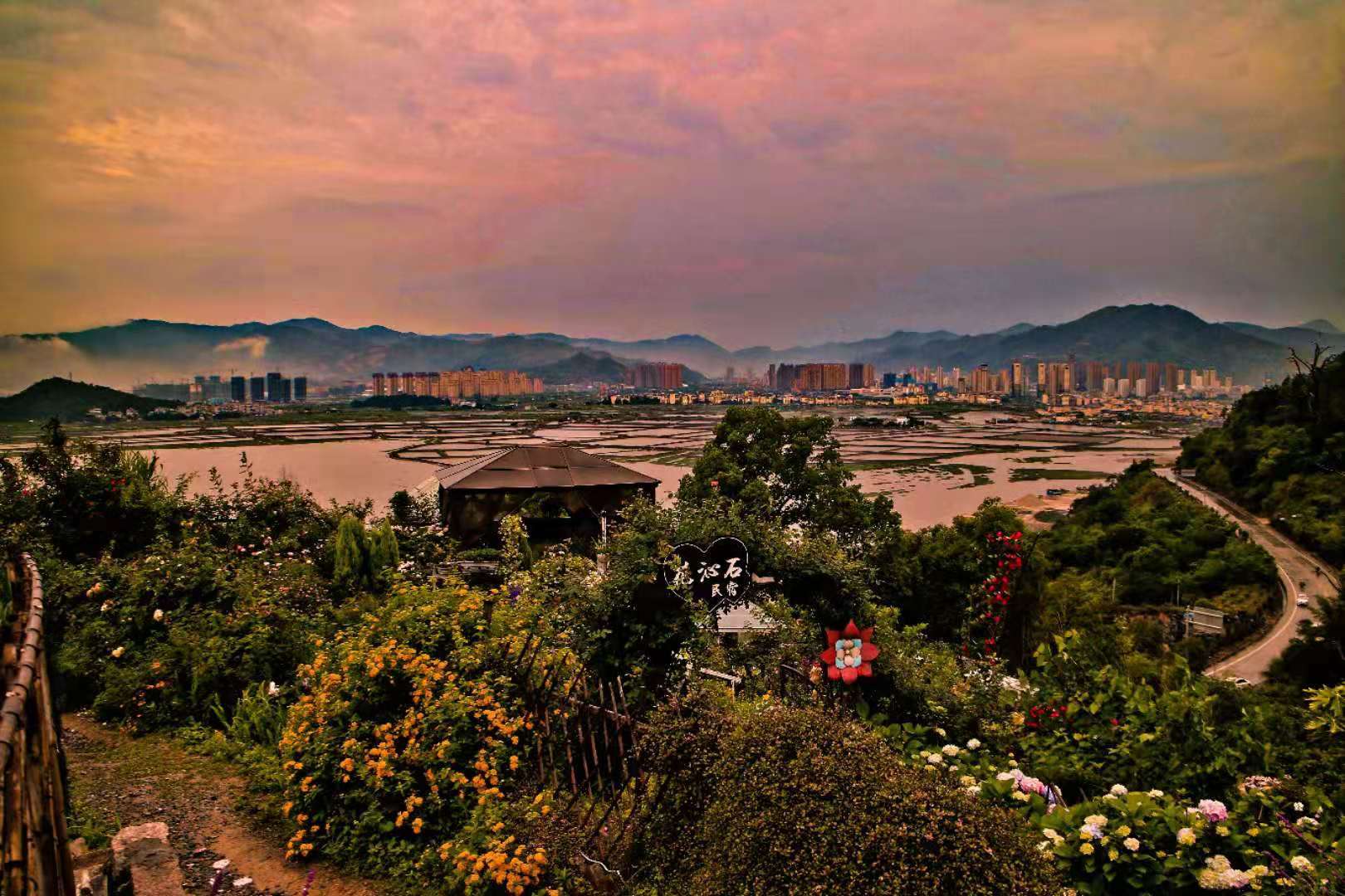 福建省霞浦县花芯石景色