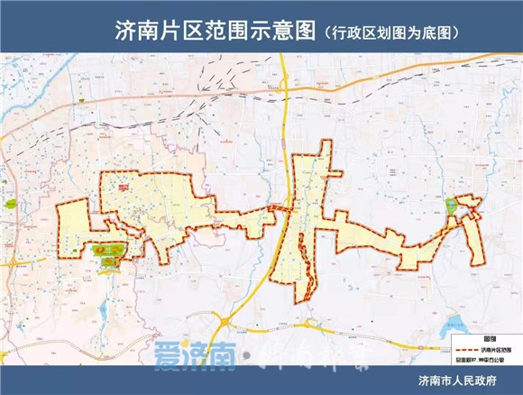 济南片区范围示意图图片