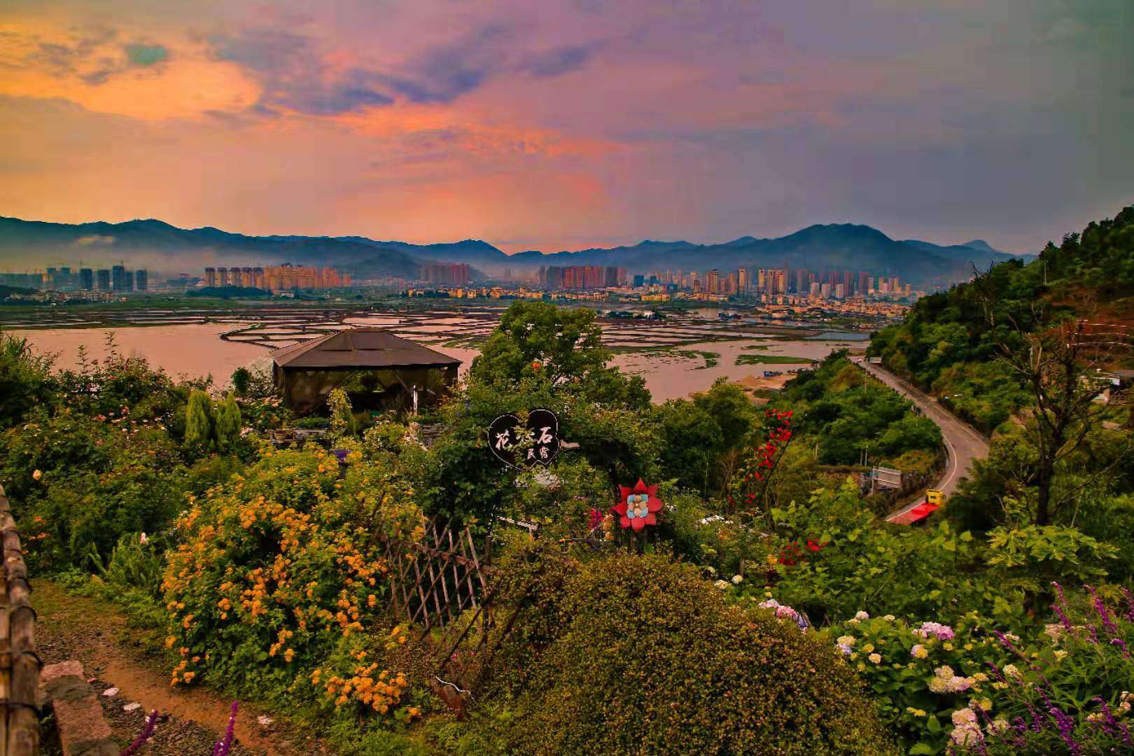 福建省霞浦县花芯石景色