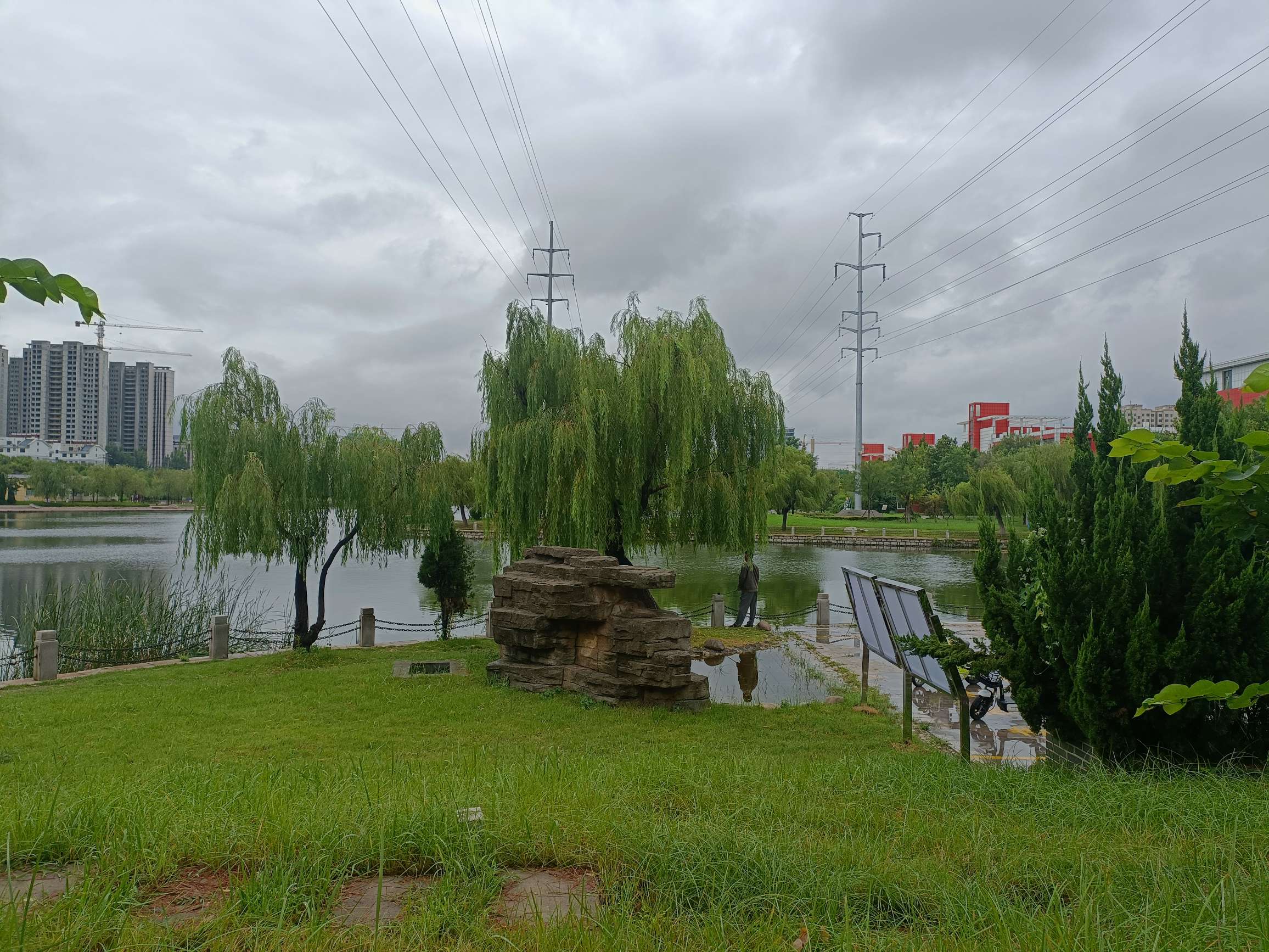 大雨后的滨州秦皇河美景!