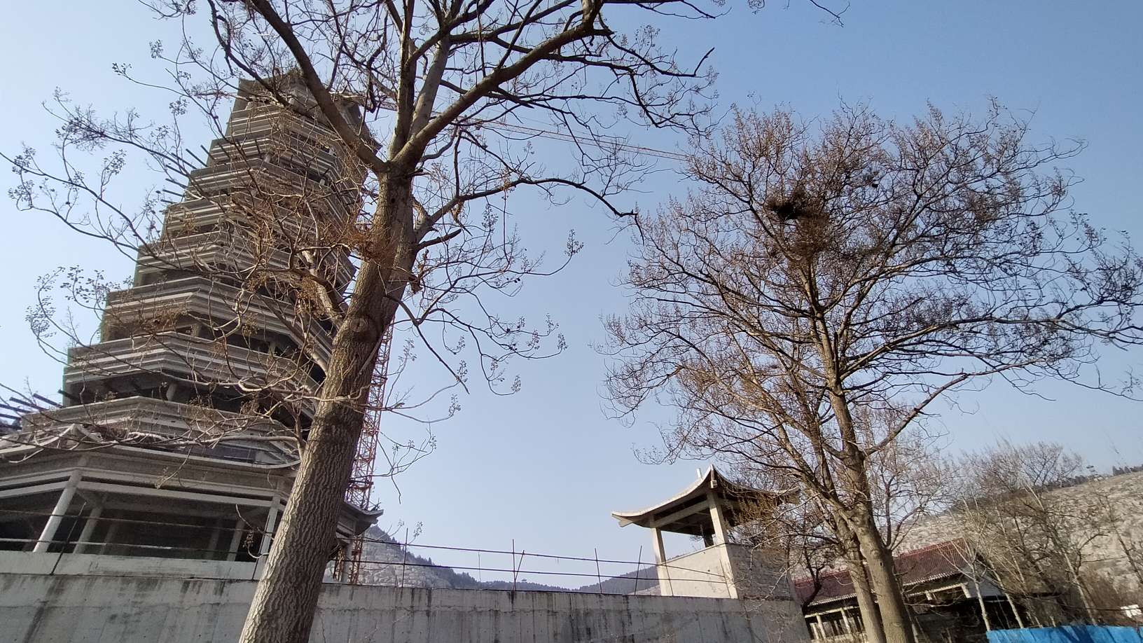 梁山在建法兴寺近况