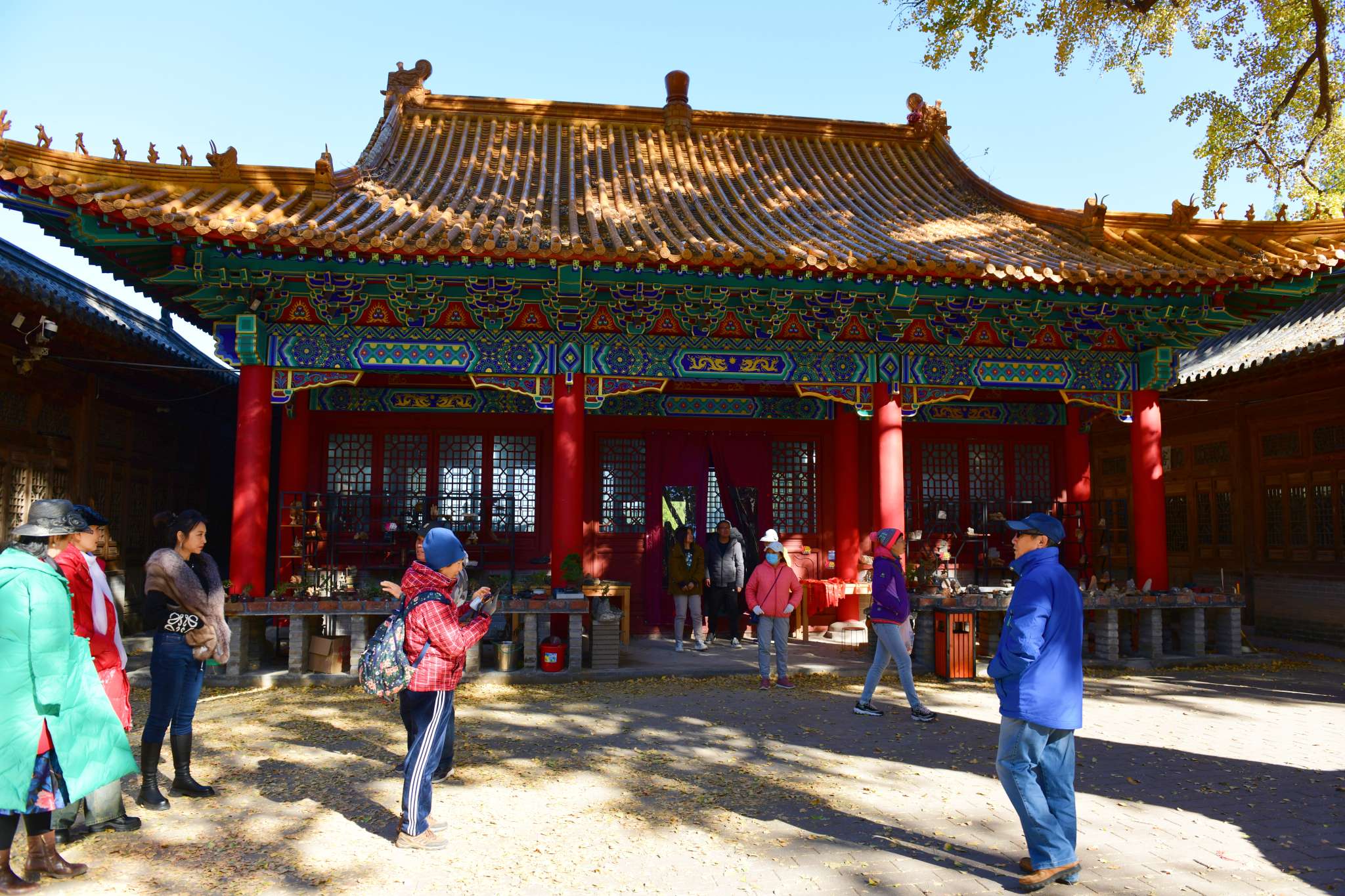 静谧济南淌豆寺秋色迷人