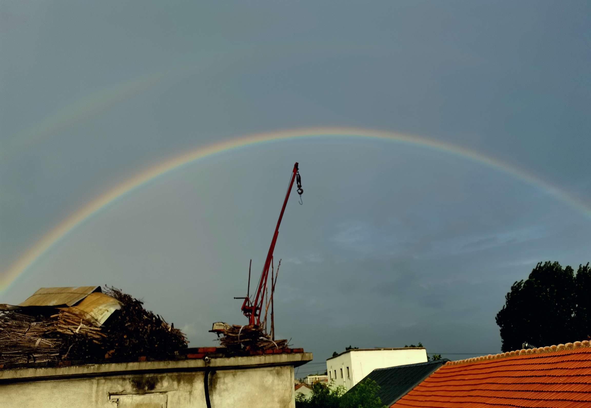 雨后彩虹图片大全大图图片